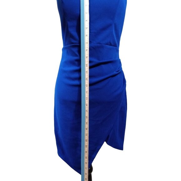 Emerald Sundae Womens Blue Asymmetrical Hem Spaghetti Strap Dress Size Large - Picture 6 of 9